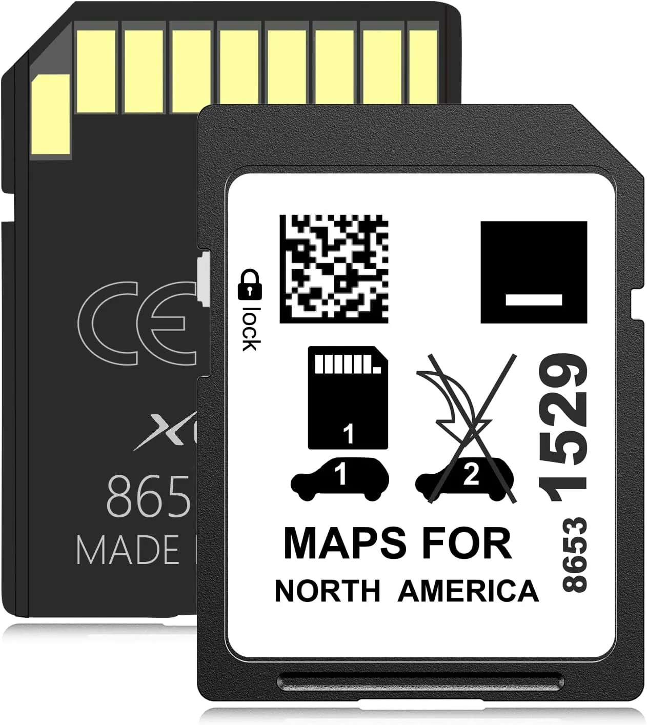 2024 Navigation SD Card Map Update, Accessories 8653 1529 Compatible with GM Chevrolet, Cadillac, and Buick. Includes Maps for The USA, Canada, and Mexico