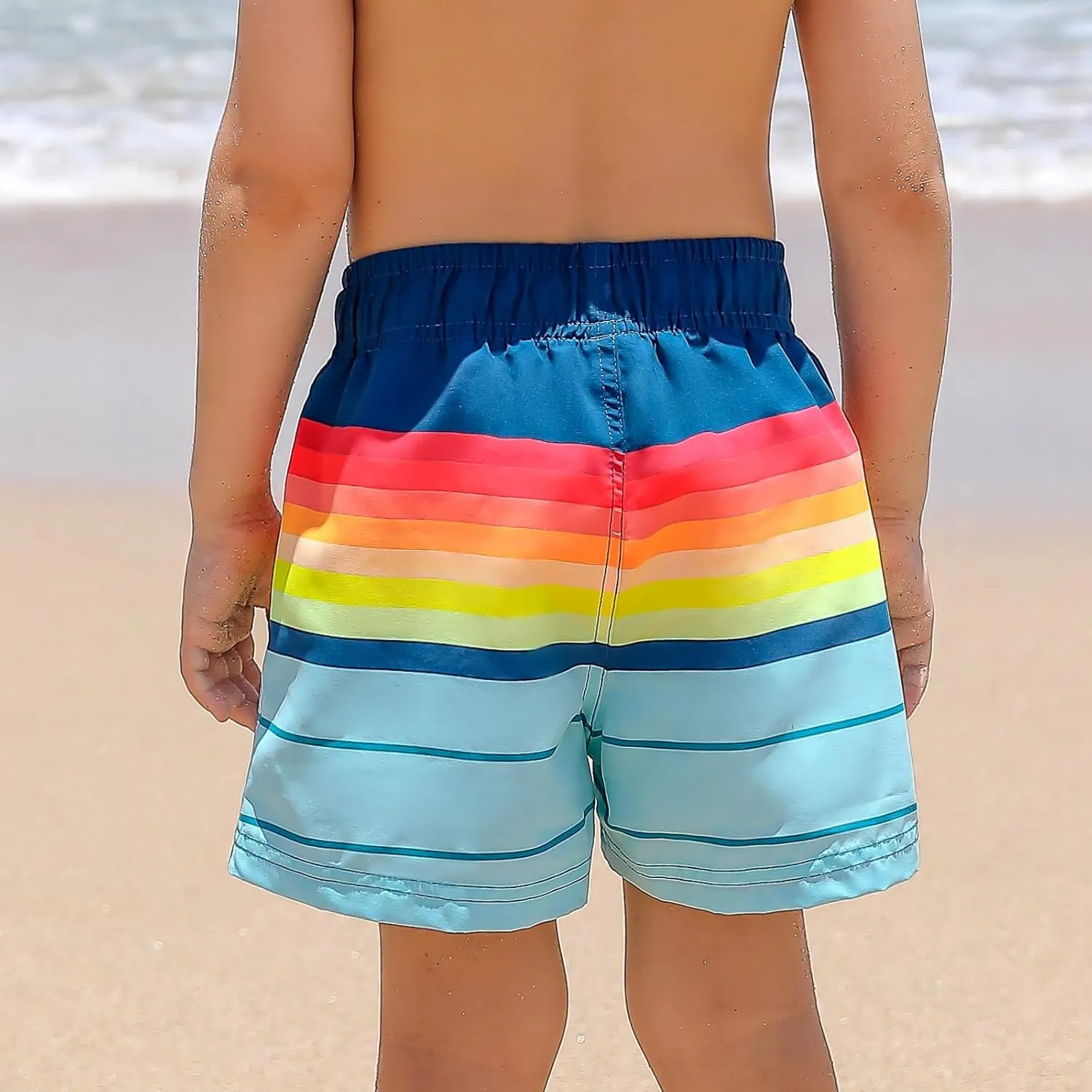 Angel season Boys Swim Trunks Toddler Kids Swimsuits for Boys Swimming Bathing Suits Quick Dry Kid Board Short Size 2-10