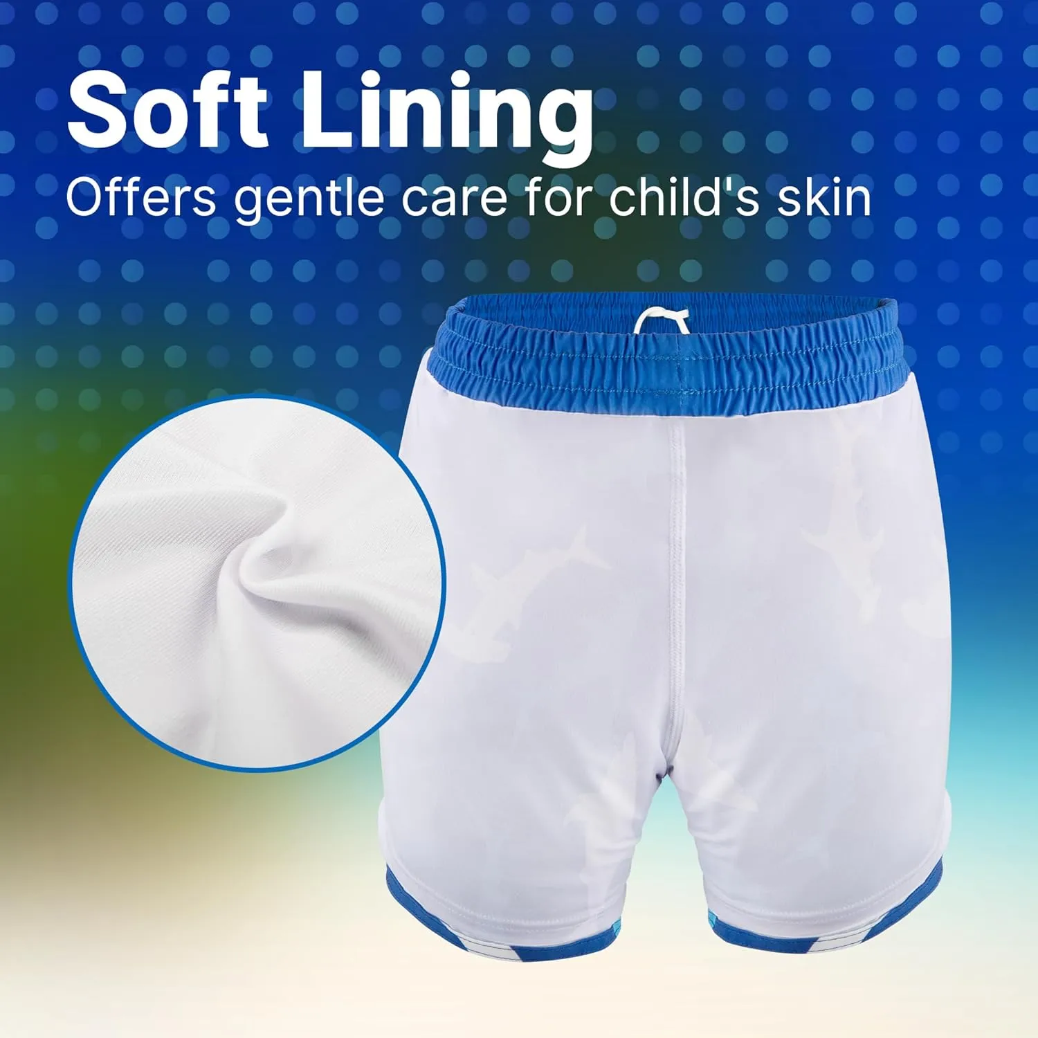 BIG ELEPHANT 2 Packs Boys Swim Trunks with Compression Liner, UPF 50  Kids Bathing Suit, Quick Dry Swimming Shorts