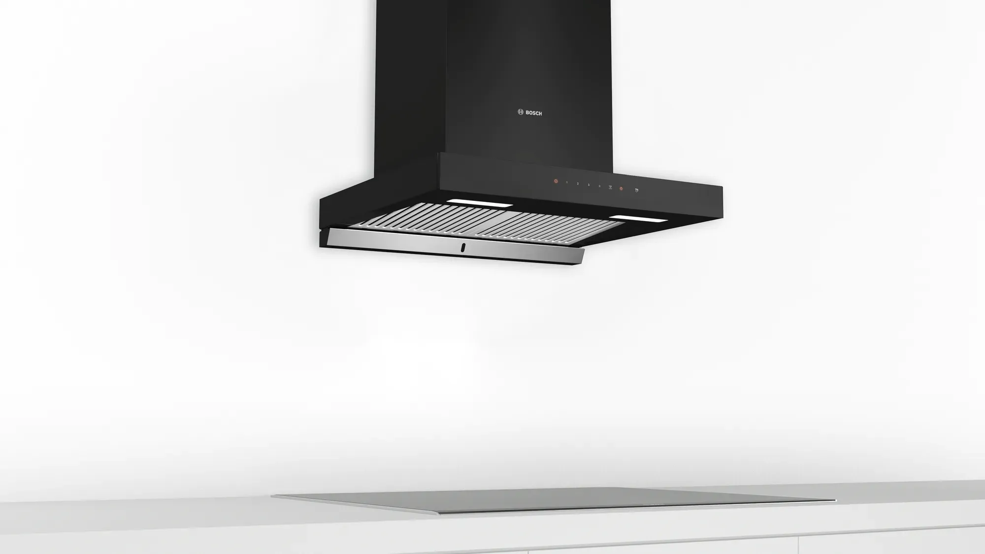 Bosch DWBA68H60I Serie | 4 wall-mounted cooker hood 60 cm flat black