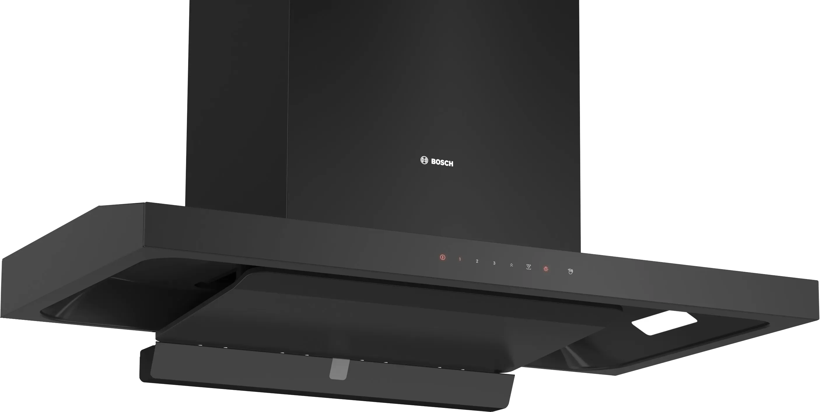 Bosch DWEA98H60I Series 4 wall-mounted cooker hood 90 cm Flat black