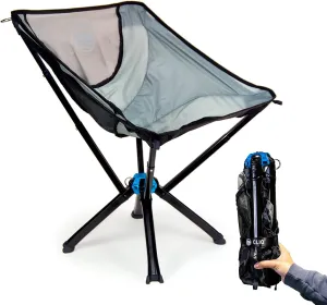 CLIQ Portable Chair - Lightweight Folding Chair for Camping - Supports 300 Lbs - Perfect for Outdoor Adventures