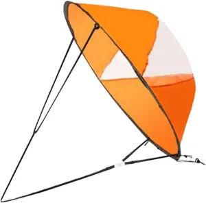 HANABASS Multifunctional Kayak Sail Canoe Kayak Sup Sail Scout Downwind Wind Paddle Window Folding Accessory