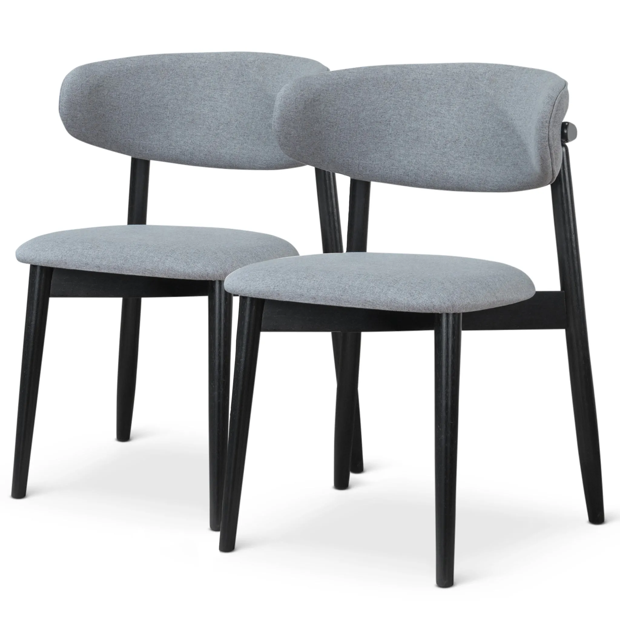 Korbin Grey Fabric Dining Chair (Set of 2)