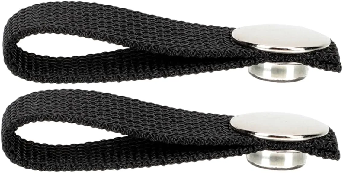 Mikinona 2pcs Helmet Replacement Strap Hockey Hard Hat Strap Quick Release Chin Strap Detachable Chin Strap Hat Chin Strap Football Chin Strap Cover Single Snap Chin Strap Black Polyester