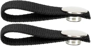 Mikinona 2pcs Helmet Replacement Strap Hockey Hard Hat Strap Quick Release Chin Strap Detachable Chin Strap Hat Chin Strap Football Chin Strap Cover Single Snap Chin Strap Black Polyester
