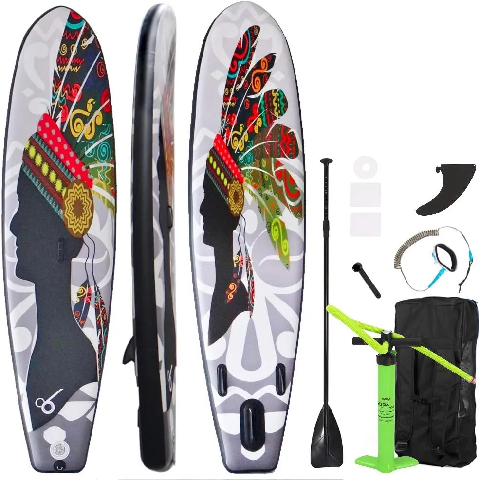 MOTO4U Premium Inflatable Stand Up Paddle Board Surfboard Inflatable SUP for All Skill Levels Youth and Adult