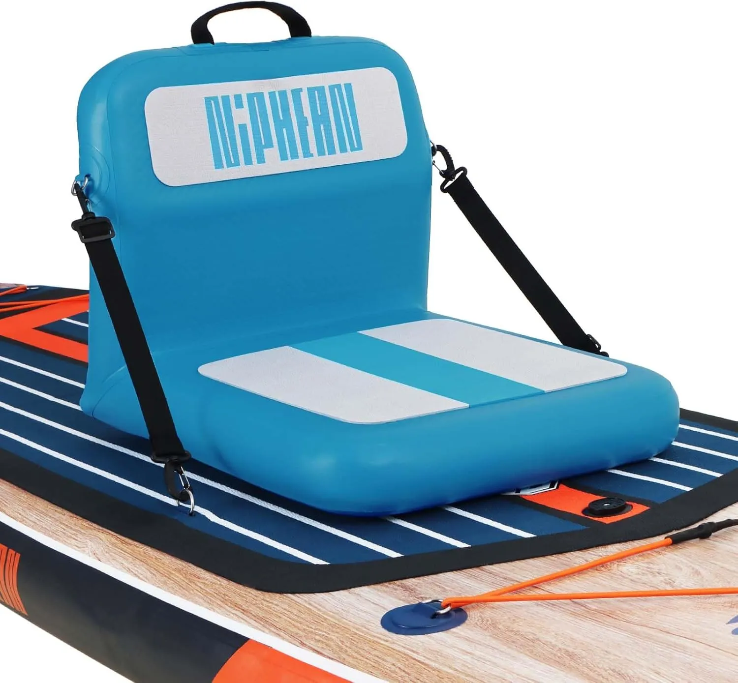 Niphean Inflatable Kayak Seat with Back Support, Sturdy Paddle Board Seat for Inflatable Boards, Canoe Seat, Boat Seat, SUP Seat, Supportive Kayak Seats with Back Support for Versatile Use