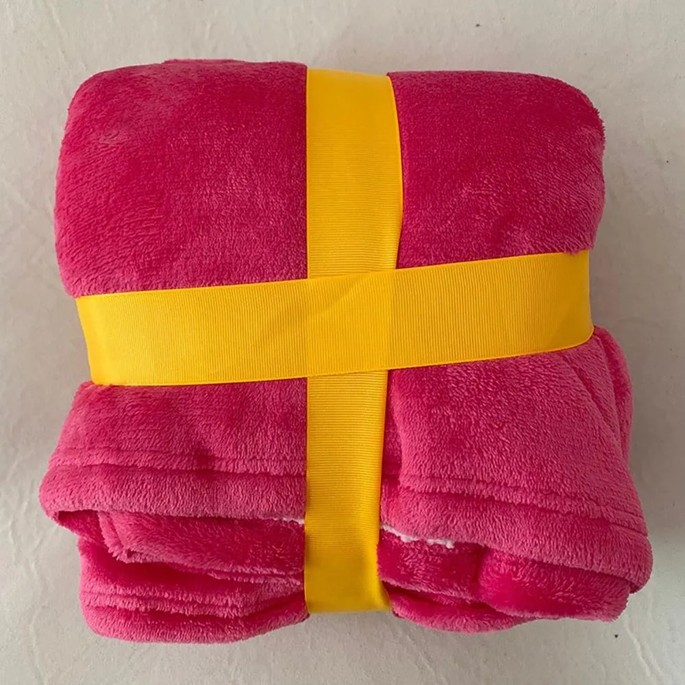 Oversize Winter Fleece Hooded Blankets