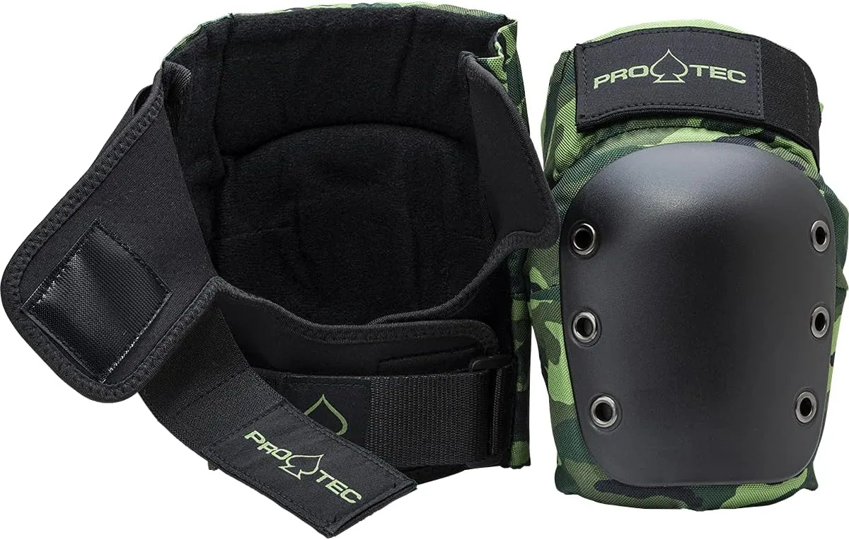 Pro-Tec Street 3-Pack Pad Set - Protective Gear for Skateboarding, Roller Skating, Scooter, Bicycling