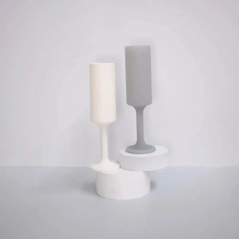 Seff Blanc & Dove Silicone Champagne Flute